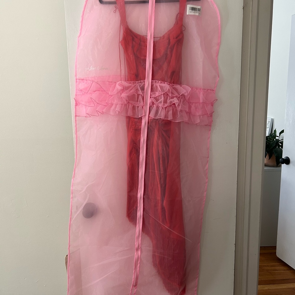 NWT For Love And Lemons Anisa fringe dress - Picture 4 of 5